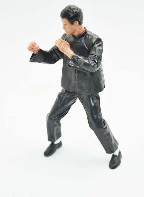 Palmetto Houseares Bruce Lee Figurine Collection Set, 4PCS, 4 Inch Average Height, Hard Plastic Resin