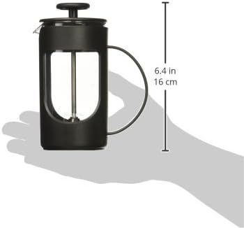 BonJour Ami-Matin Unbreakable French Press Coffee Maker, 3-Cup/12.7 Ounce, for Traveling, Camping, Everyday Use, Black