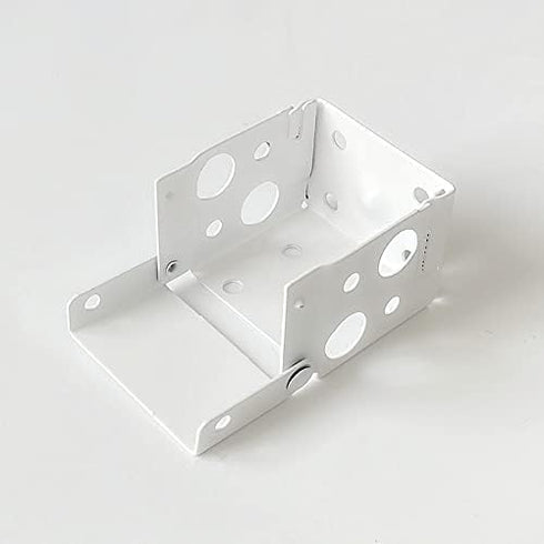 Cutelec Box Mounting Bracket Set for 1-1/2" Blinds, White Color Window Blinds Headrail Bracket