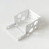 Cutelec Box Mounting Bracket Set for 1-1/2" Blinds, White Color Window Blinds Headrail Bracket