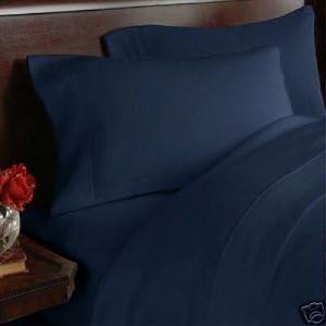 Elegant Comfort 1500 Premier Hotel Quality 4 pc Sheet Set, Deep Pocket, Twin Navy