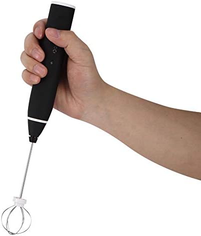 Electric Milk Frother Drink Stirrer Tools, Automatic Egg Beater USB Charging Mixer with 3 Settings for Coffee