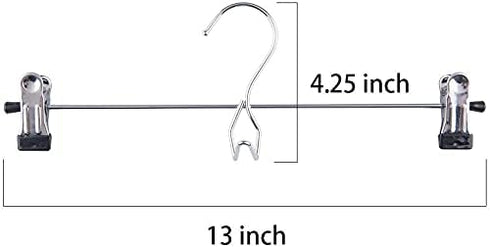 Tosnail 15 Pack Stackable Clothes Hangers, Non-Slip Clips, Add-On Hangers, Cascading Space Saving Closet Organizer