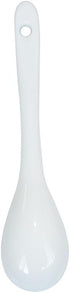 Albedel 6 4.7 inch White pcs Porcelain Egg Spoons Ceramic Spoons Coffee Dessert Yogurt Tea Milky Tea