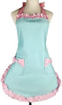 RosieLily Retro Aprons for Women, Vintage Kitchen Apron with Pockets for Cooking and Baking