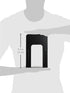 Officemate Non-Skid Bookends, 9”, Chip Proof Enamel Coating, Non-Skid Base (93051)