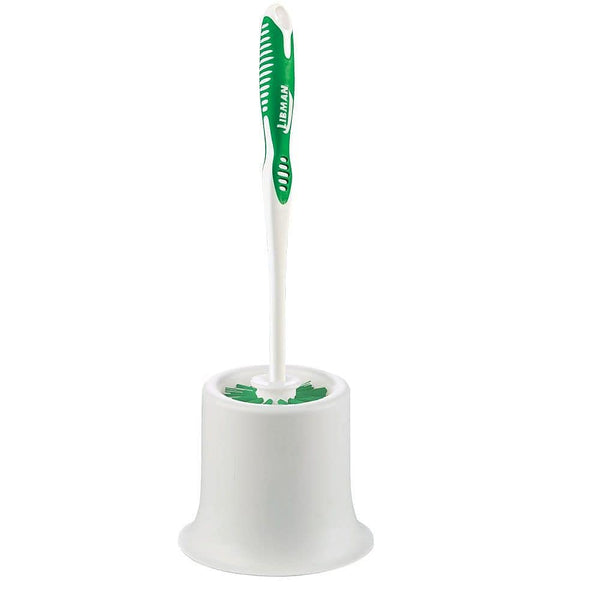 Libman Commercial 34 Round Bowl Brush and Open Caddy, Polypropylene, 15" Standing