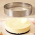 SUNRISE Heavy Gauge Stainless Steel Round Cake Mold/Pastry Ring Kitchen Supply (6" D x 2" H)