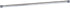 Design House Classic Adjustable Shower Rod, Polished Chrome, 36 to 63-inch, Model 561019