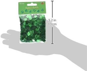 Fanci-Fetti Shamrocks Party Accessory (1 Oz/Pkg) in Green