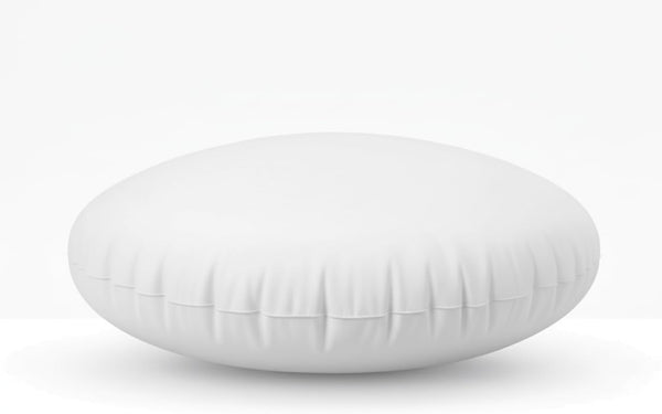 THE ART BOX 32 Inch Round Floor Pillow Insert Extra Thick Hypoallergenic