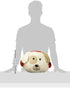 Department 56 Snowpinions Dog Pillow, 12" White