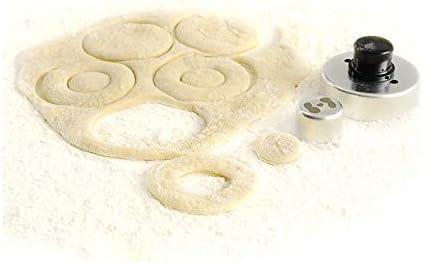 Norpro 2 PACK Round Donut/Cookie Cutter, 2.75" - Easily Cut Pastry Biscuit Bagel Dough