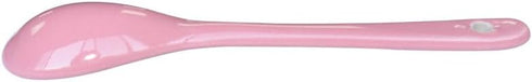 10 Pcs Pink Porcelain Egg Spoons, Ceramic Spoons 4.7 Inch for Coffee Dessert Yogurt Tea