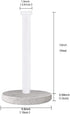 27HZYS Countertop, Paper Towel Holder Standing Paper Towel Roll Holder for Kitchen Bathroom, with Weighted Marble Base