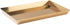 Serene Spaces Living Gold Rectangle Metal Tray, Decorative Vanity Organizer for Perfume, Cosmetic & Jewelry, 12" L X 7"