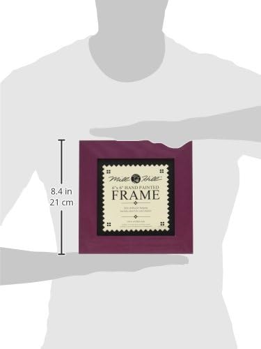 Mill Hill Wooden Frame, 6"X6", Matte Plum