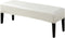 HFCNMY Waterproof PU Dining Bench Cover - Removable, Stretch, Washable Seat Slipcover for