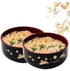 JapanBargain 2943, Soup Bowls Japanese Plastic Bowls Cereal Bowl Rice Bowl, Bunny and Moon Pattern, Made in Japan, 5-inch, 4 Pack by JapanBargain