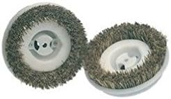 12-inch 2-Pack, 9" 6" 2" 45-0134-2 Koblenz Floor Scrubbing Brushes, Compatible with Floor Polisher, Scrub Brushes