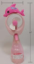 Dolphin Misting Spray Bottle Fan, Kids Personal Cooling Mist Handheld Humidifier, Set of 2