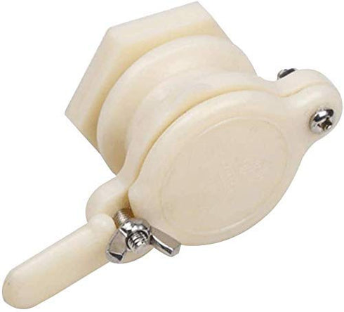 Yahpetes 2 2.36 Pcs Honey Gate Valve ABS Plastic Extractor Tap Honey Extractor Equipment Honey Tap for Beekeeper (White