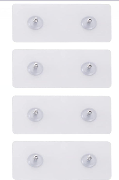 Hoomtaook Adhesive Suction Sticker for no Drilling 2 Tier Corner Shower Caddy