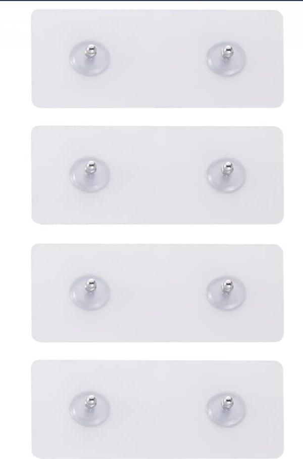 Hoomtaook Adhesive Suction Sticker for no Drilling 2 Tier Corner Shower Caddy