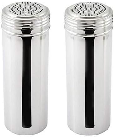 Stainless Steel Dredge Shaker - 22-Ounce, Set of 2 (Large)