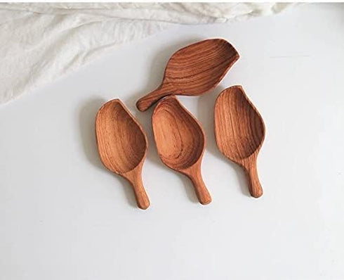 Natural Wooden Spoons and Forks Set (Set of 6) - Handmade Cooking Gift Ideas for Women, Mother's Day, Kitchen