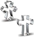 2 Pcs Easter Cookie Molds Cutters Set, Different Shapes Stainless Steel Cross Cookie Cutter
