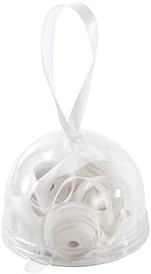 Talking Tables Modern Romance White 'No Mess' Streamer Confetti Throwers for Celebrations or Weddings