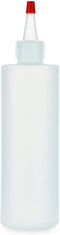 BRIGHTFROM Condiment Squeeze Bottles, 8 OZ Empty Squirt, Red Top Cap, Leak