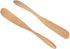 Wood Butter Knife Cheese Spreader, Set of 6, 6.5" Restaurant Grade