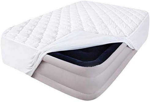 Twin Mattress Pad Cover, Pillow Top Quilted Fitted Mattress Protector for Kids, Soft Breathable Down Alternative