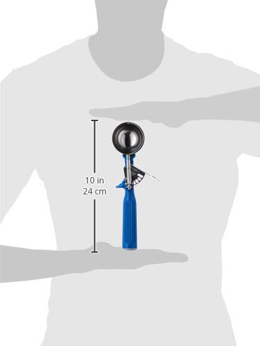 Vollrath 2 oz Stainless Steel Disher, Size 16, Dark Blue