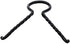 Mythrojan Hand Forged Drinking Ale Horn Rack, Twisted Iron Stand for Drinking Horn, Viking Decor (4 Inch)