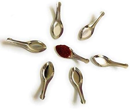 Stainless Steel Spice Box Spoon Set, 6 pcs Mini Spoons for Coffee, Tea, Sugar, and Spice