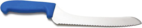 Columbia Cutlery 9 in. Blue Offset Bread / Sandwich Knife (Single Offset Bread Knife) by Cozzini Cutlery Imports