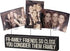 Friends So Close You Consider Them Family - Wooden Block Sign with Three Photo Holders