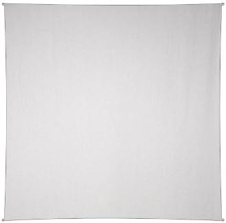 Sunshine Joy Plain White Tapestry, 100% Cotton, 58x58 Inches