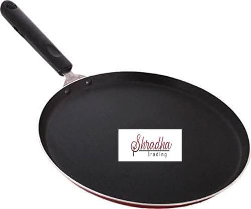 Non-Stick Dosa Pan, 290mm Black Aluminum Cooking Pan
