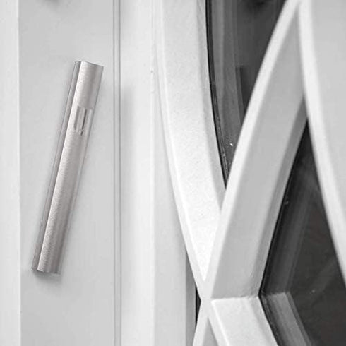 A&S Mezuzot Mezuza Aluminum Waterproof Case - Peel & Stick Easy Installation Home Blessing, Silver, 5 inch