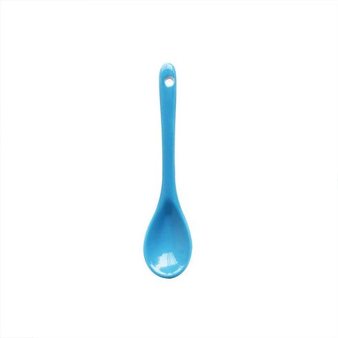 Albedel 10 4.7 inch Light Blue pcs Porcelain Egg Spoons Ceramic Spoons Coffee Dessert Yogurt Tea Milky Tea