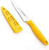Kitchen Paring Knives Knife Sets - Set of 4 with Safety Sheath Cover, Red, Yellow, Blue & Green