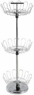 3-Tier 18 Lavish Home Rotating Shoe Rack Organizer - Shoe Storage Organizer Holds Pairs - Freestanding Vertical