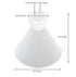 Threaded Plastic Funnels for 24 mm and 28 mm Bottles, Set of 2