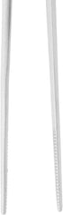 Mercer Culinary 6-1/2 Inch Precision Plus Chef Plating Tong, Offset, 18-8 Stainless Steel