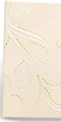 Guest Book, Swirl Dots In Loving Memory, 7.5 x 5.75-Inches