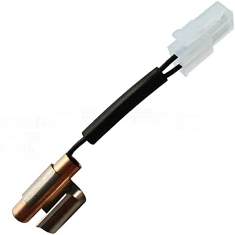 W10383615 Refrigerator Thermistor with Clip Fits for Whirlpool Refrigerator Replaces AP6020675 WPW10383615VP, PS11753994 2118226